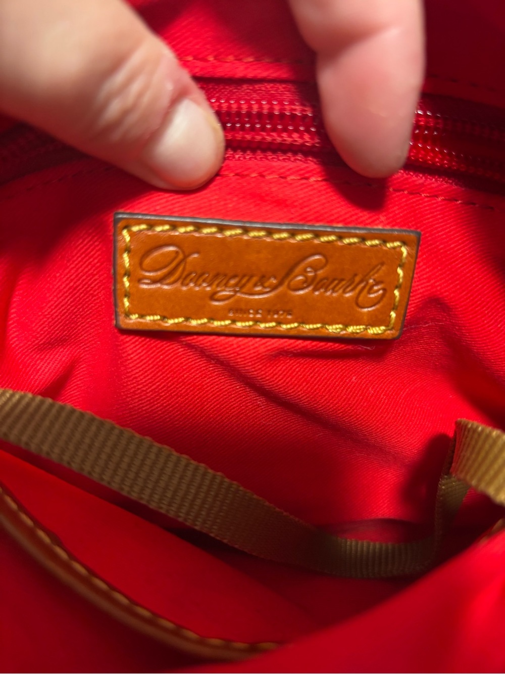 Dooney & Bourke Cincinnati Bengals Orange Crossbody Wristlet - Picture 5 of 5